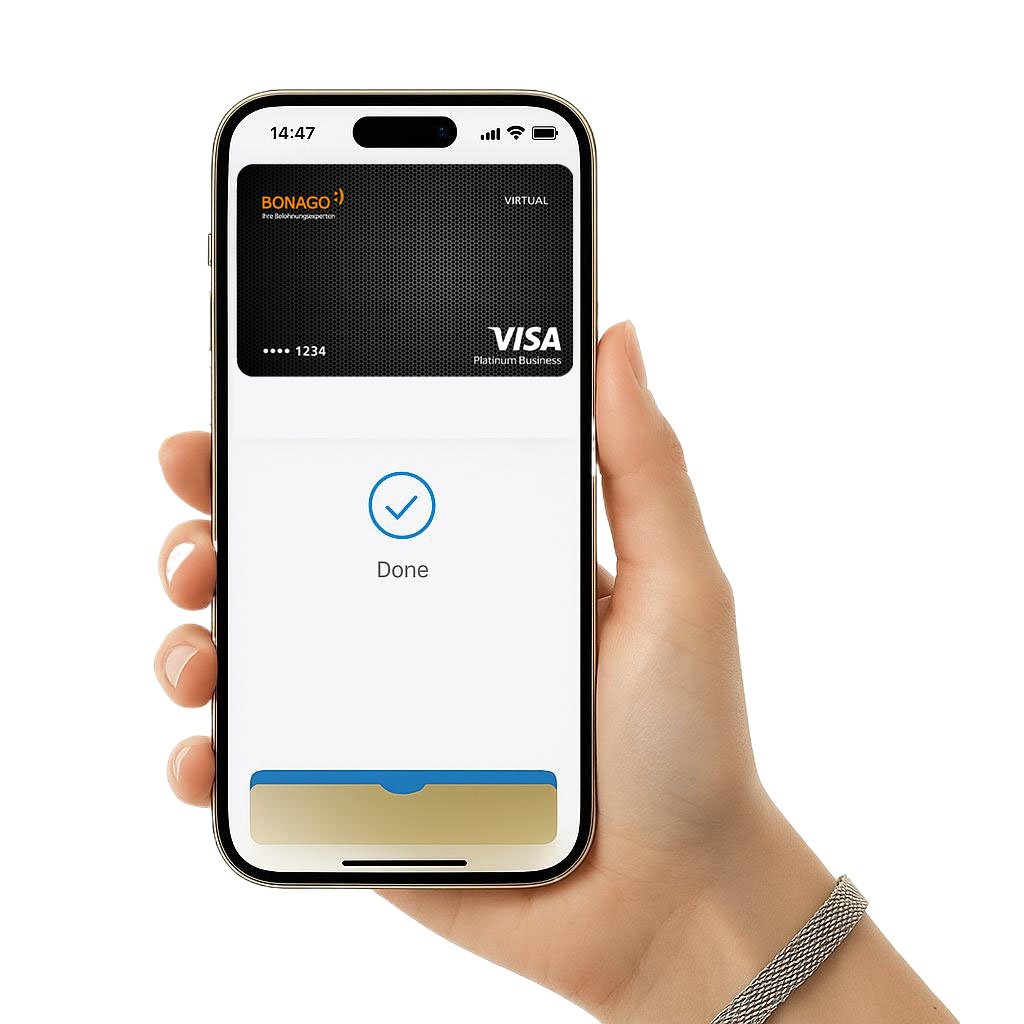 BONAGO card with Apple Pay